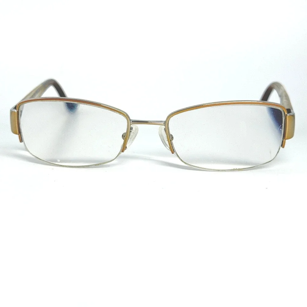 Vogue Eyeglasses VO 3818 813‎ Brown Tortoise Gold Rectangular 51-17-135 21941